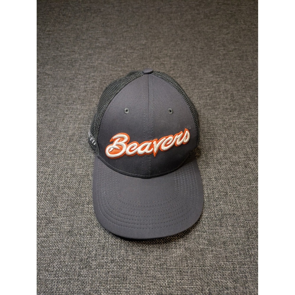 Nike Dri Fit Oregon State University Beavers Mesh Hat Flex Fitted M-L Cap NCAA